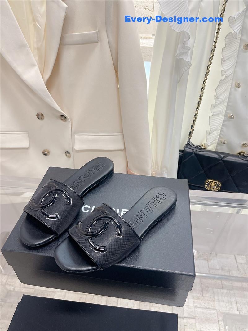 CC pure handmade lozenge car line slippers