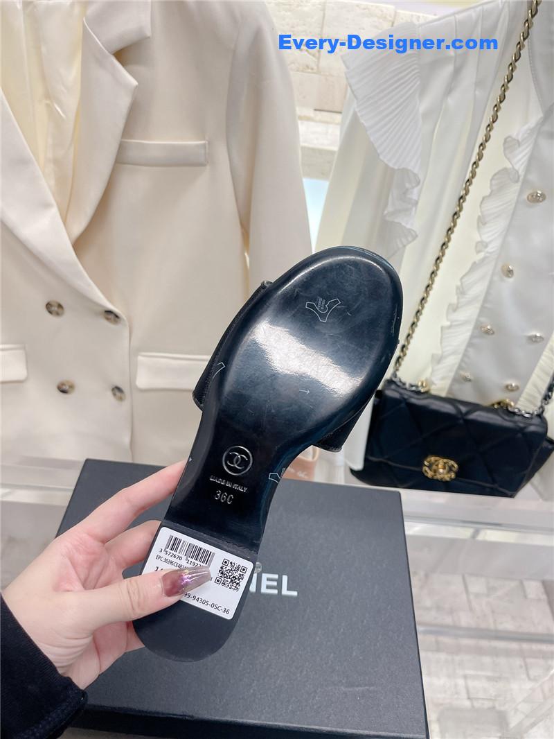 CC pure handmade lozenge car line slippers