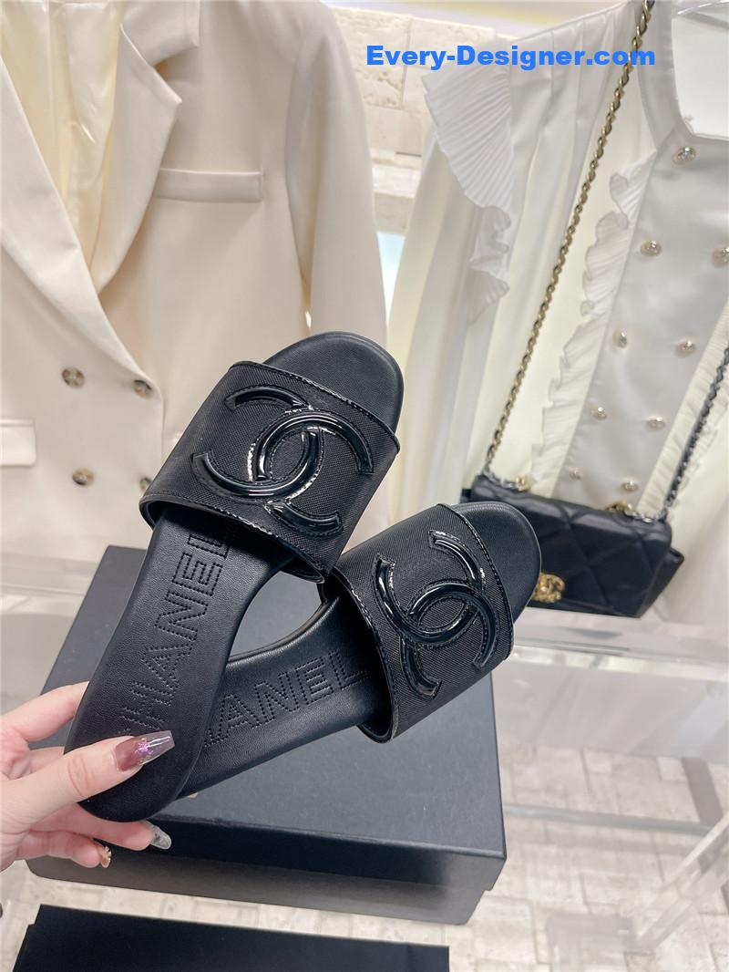 CC pure handmade lozenge car line slippers