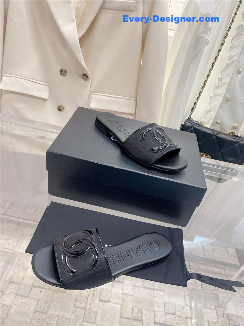 CC pure handmade lozenge car line slippers