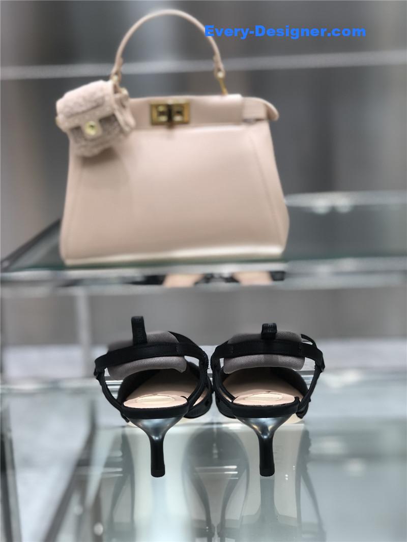 F**di new ff graceful streamlined colibrì slingback shoes