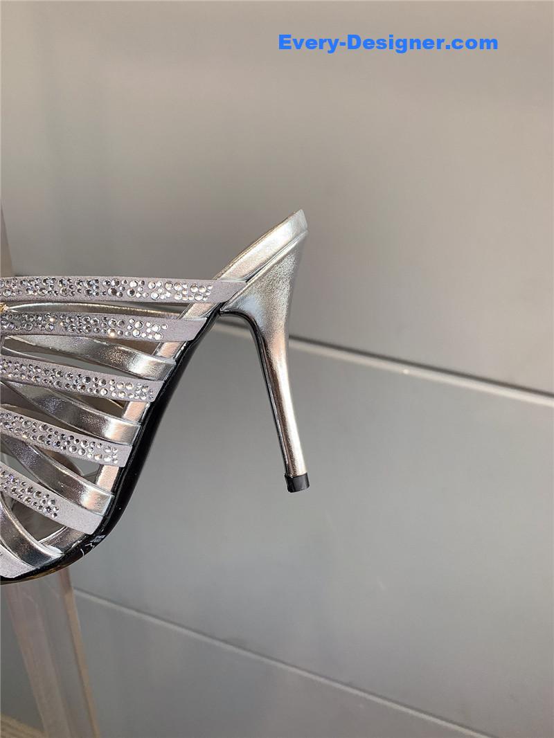 valentino summer new high heel slippers