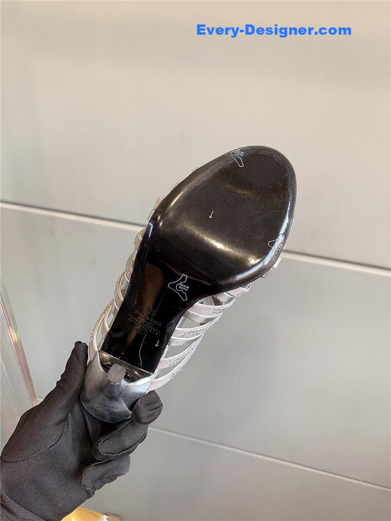 valentino summer new high heel slippers