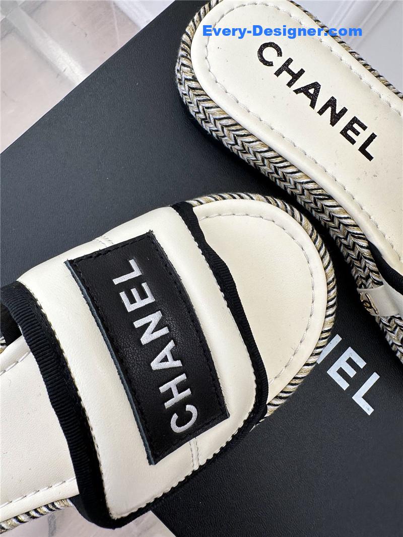 CC velcro lazy slippers