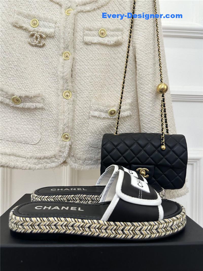 CC velcro lazy slippers