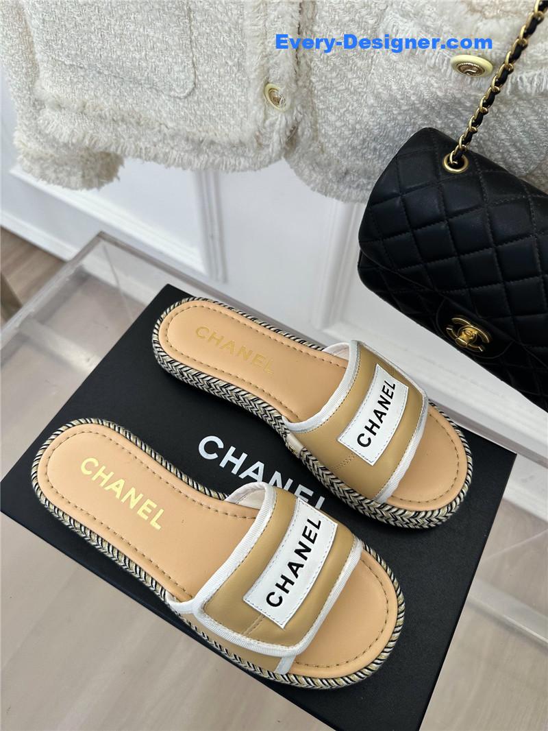 CC velcro lazy slippers