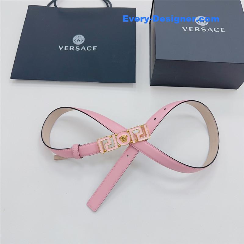 Versace reversible original calfskin nubuck bottom belt