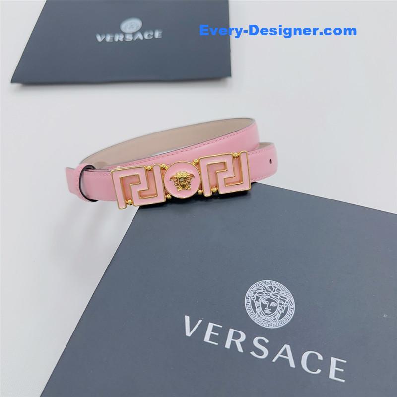 Versace reversible original calfskin nubuck bottom belt