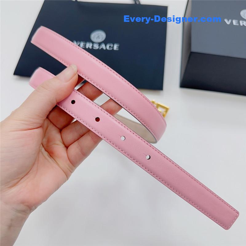 Versace reversible original calfskin nubuck bottom belt