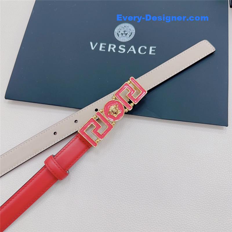 Versace reversible original calfskin nubuck bottom belt