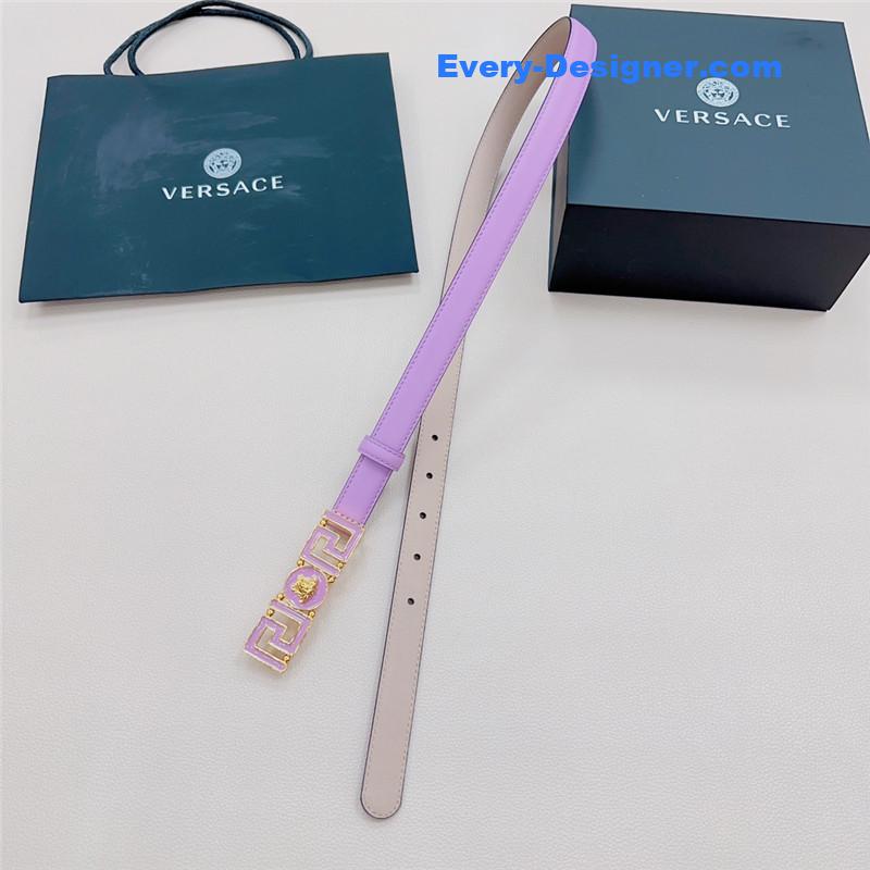 Versace reversible original calfskin nubuck bottom belt