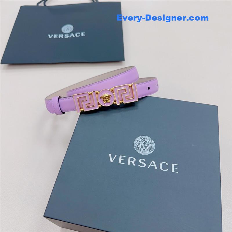 Versace reversible original calfskin nubuck bottom belt