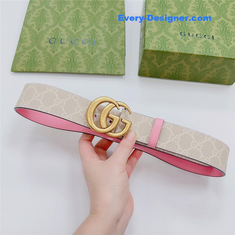 Gucci new double-sided original calfskin belt