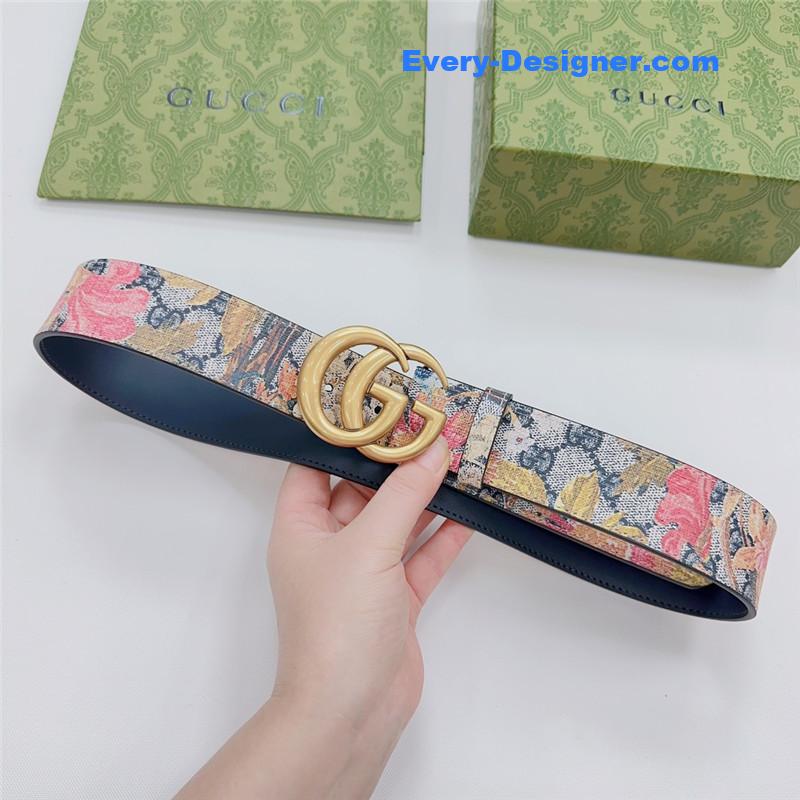 Gucci new double-sided original calfskin belt