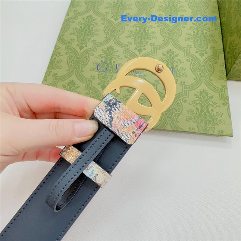 Gvc*1 new double-sided original calfskin belt