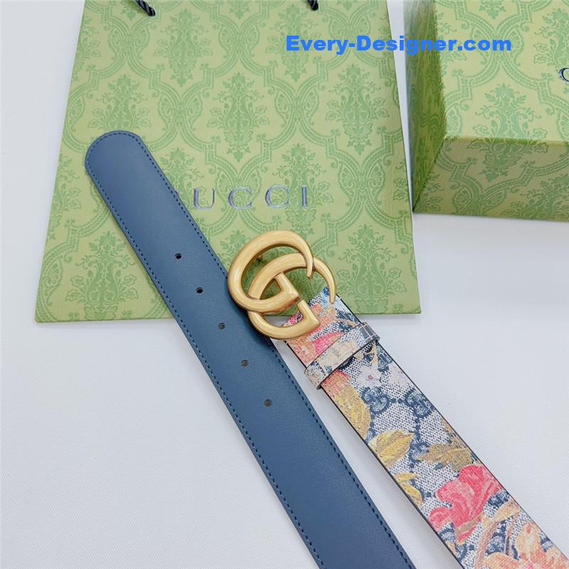 Gvc*1 new double-sided original calfskin belt