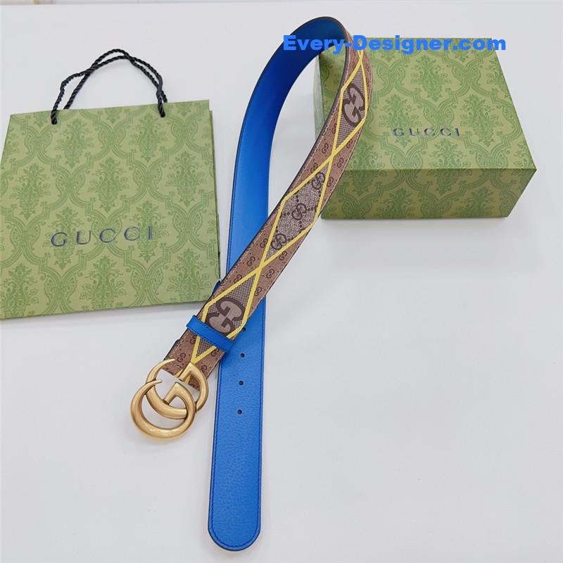 Gvc*1 new double-sided original calfskin belt