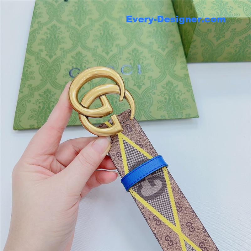 Gvc*1 new double-sided original calfskin belt