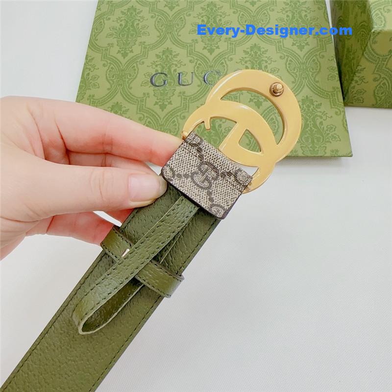 Gucci new double-sided original calfskin belt
