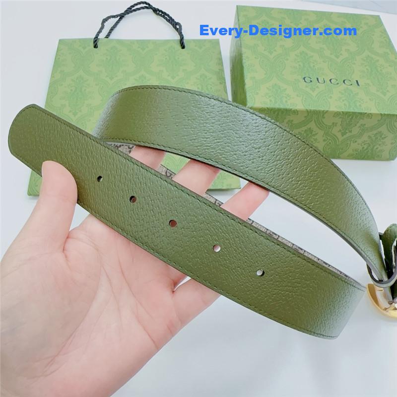 Gucci new double-sided original calfskin belt