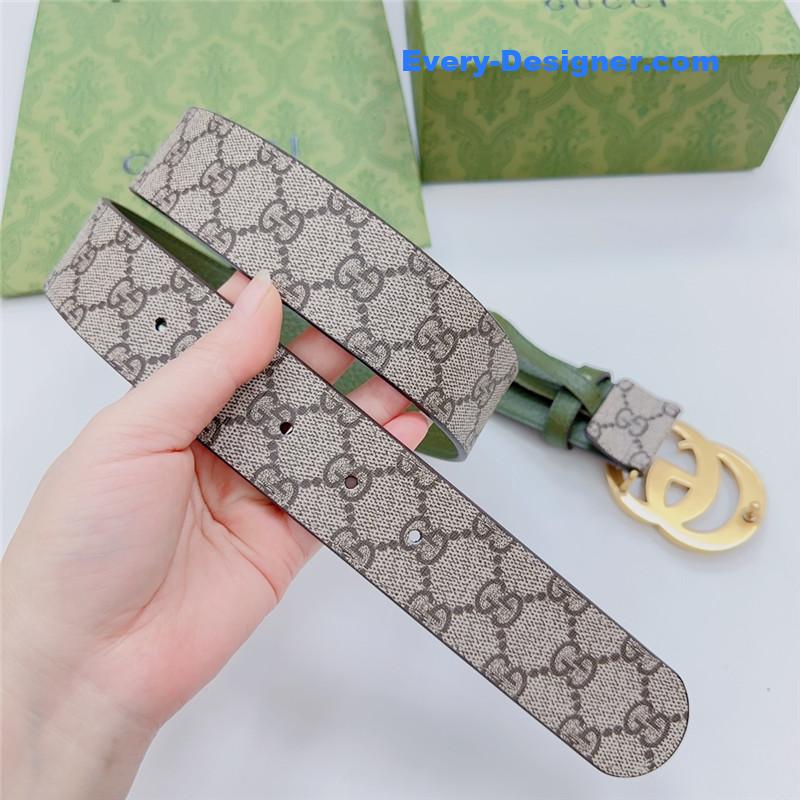 Gucci new double-sided original calfskin belt