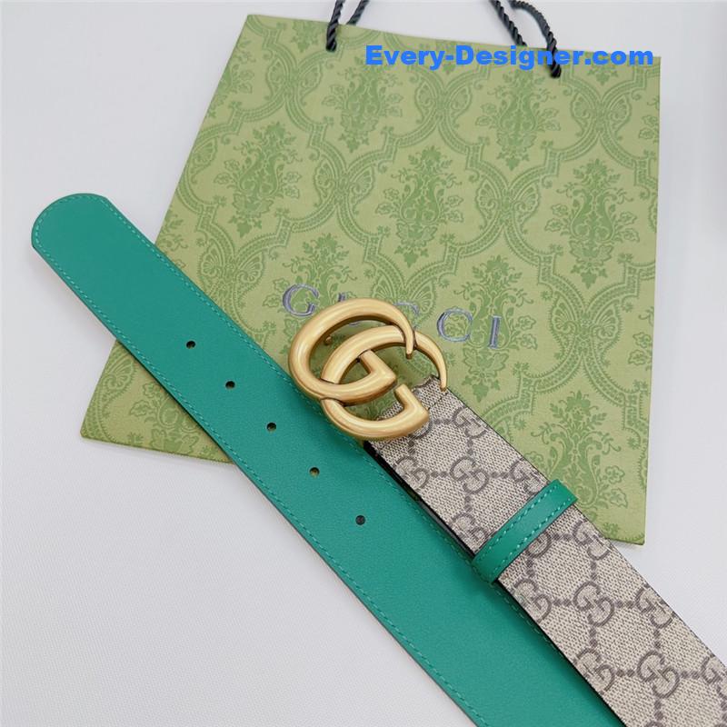 Gvc*1 new double-sided original calfskin belt