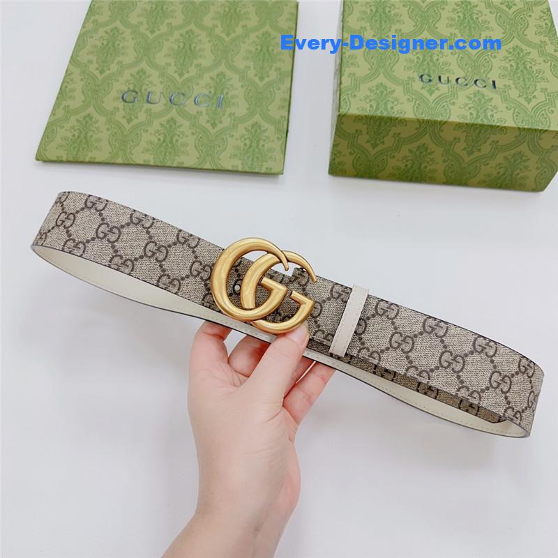 Gucci new double-sided original calfskin belt
