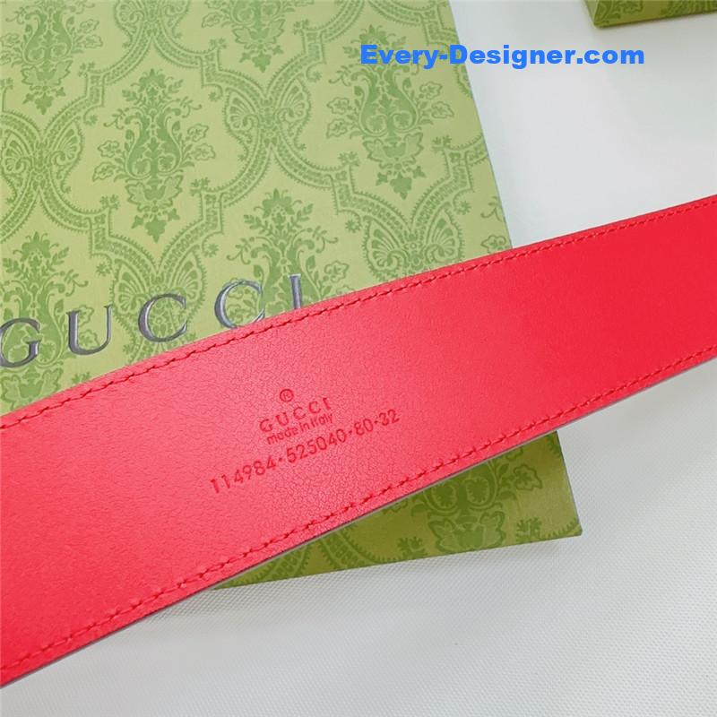 Gucci new double-sided original calfskin belt