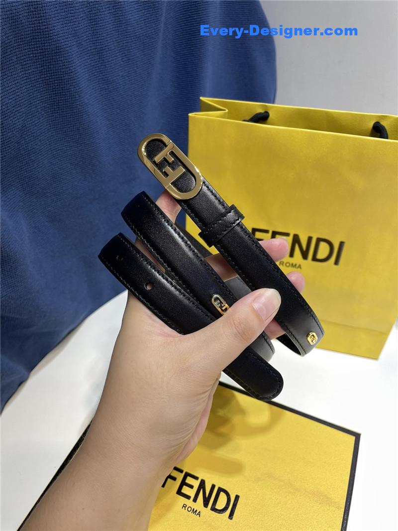 fendi narrow belt with loops