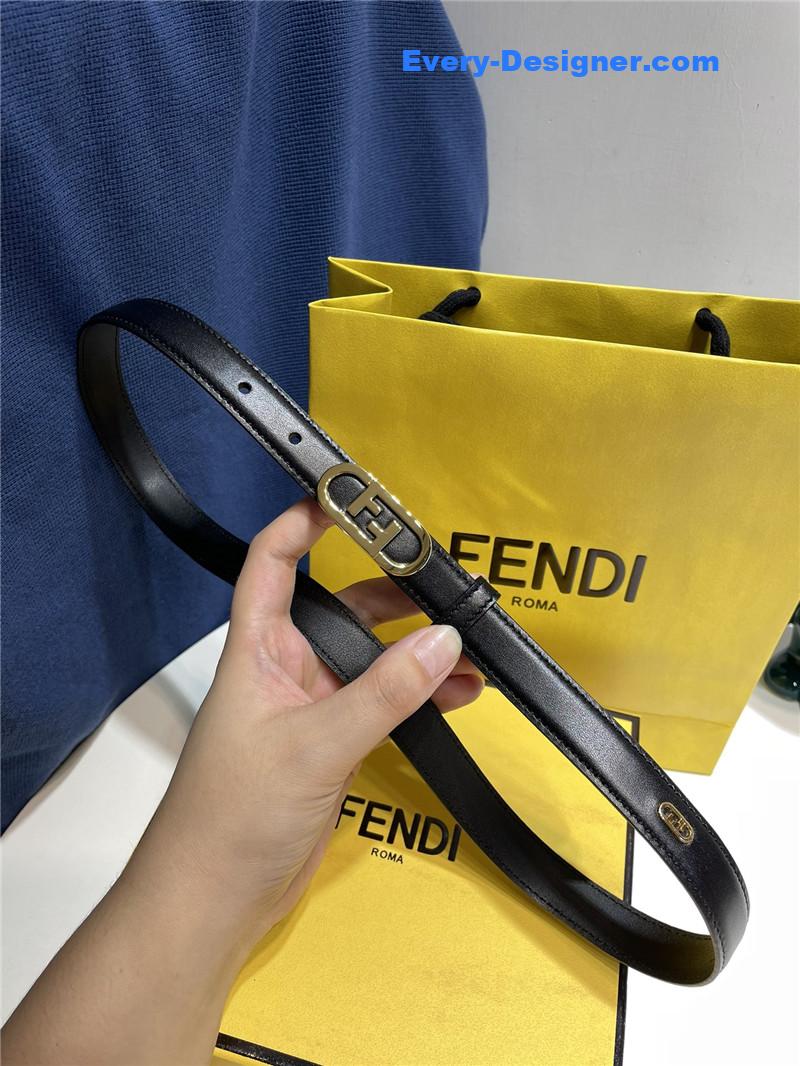fendi narrow belt with loops