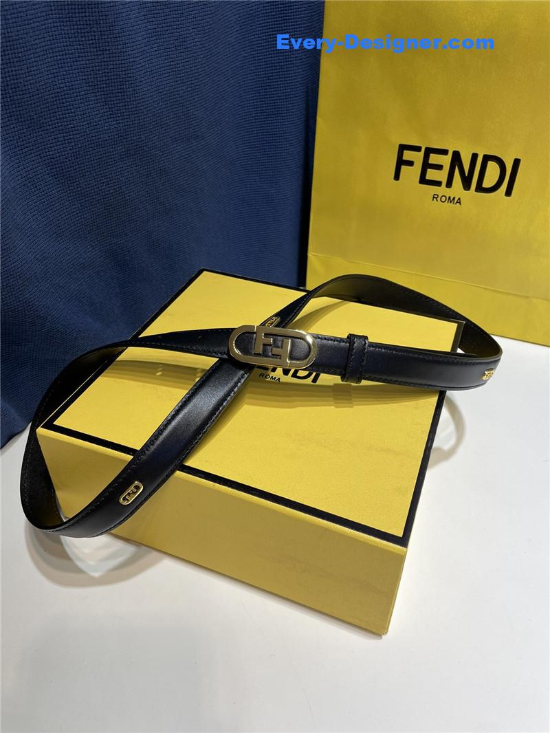 fendi narrow belt with loops