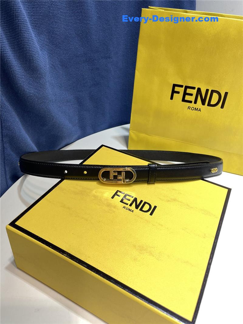 fendi narrow belt with loops