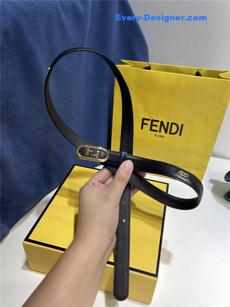 fendi narrow belt with loops