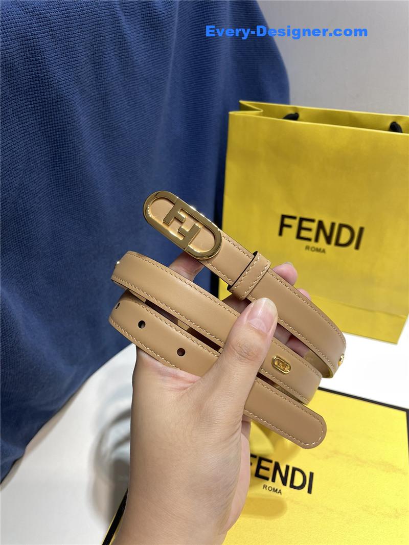 fendi narrow belt with loops