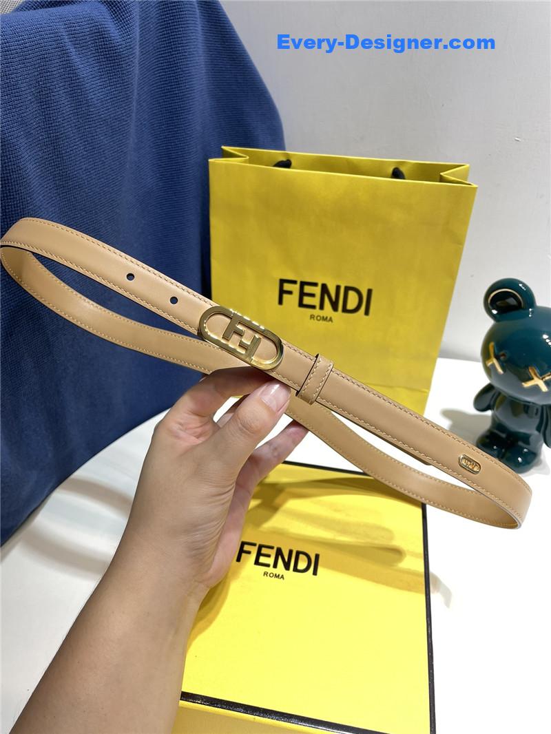 fendi narrow belt with loops