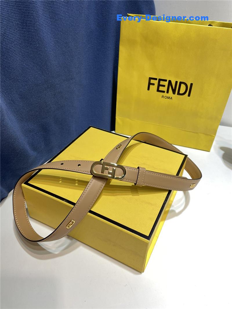 fendi narrow belt with loops