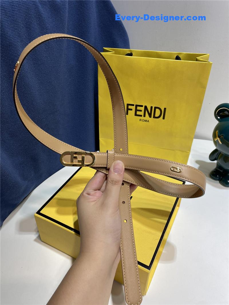 fendi narrow belt with loops