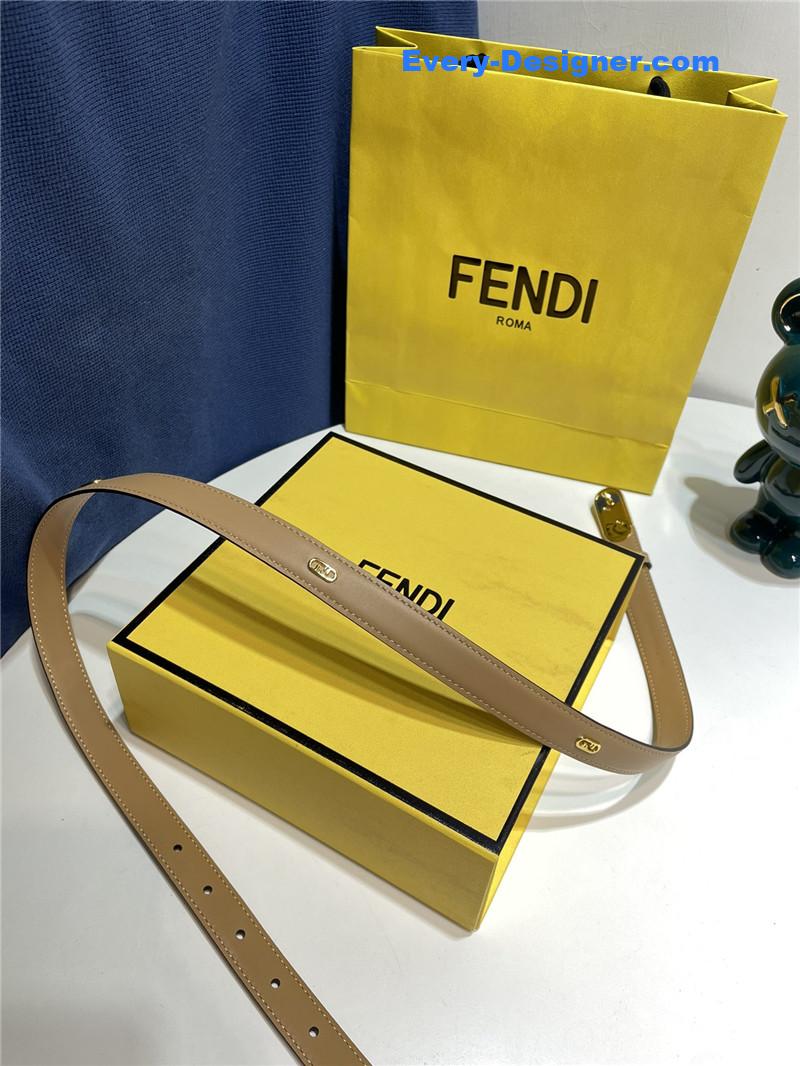 fendi narrow belt with loops
