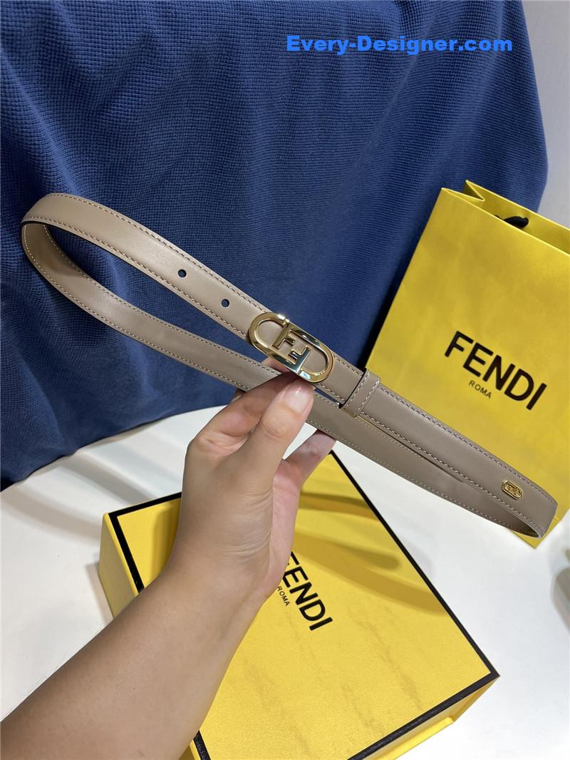 fendi narrow belt with loops