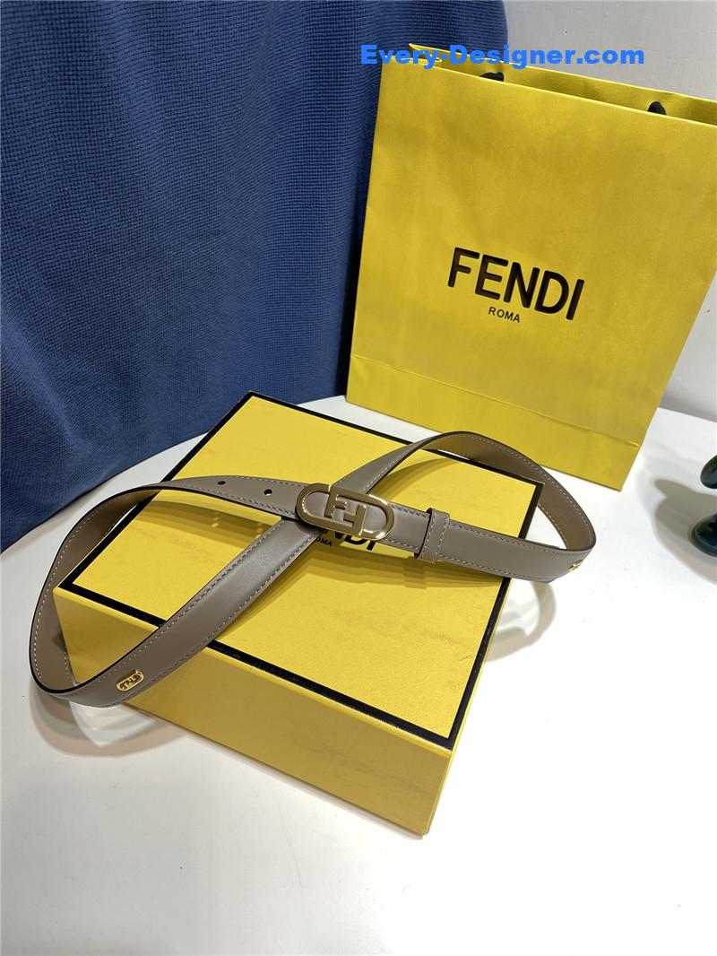 fendi narrow belt with loops