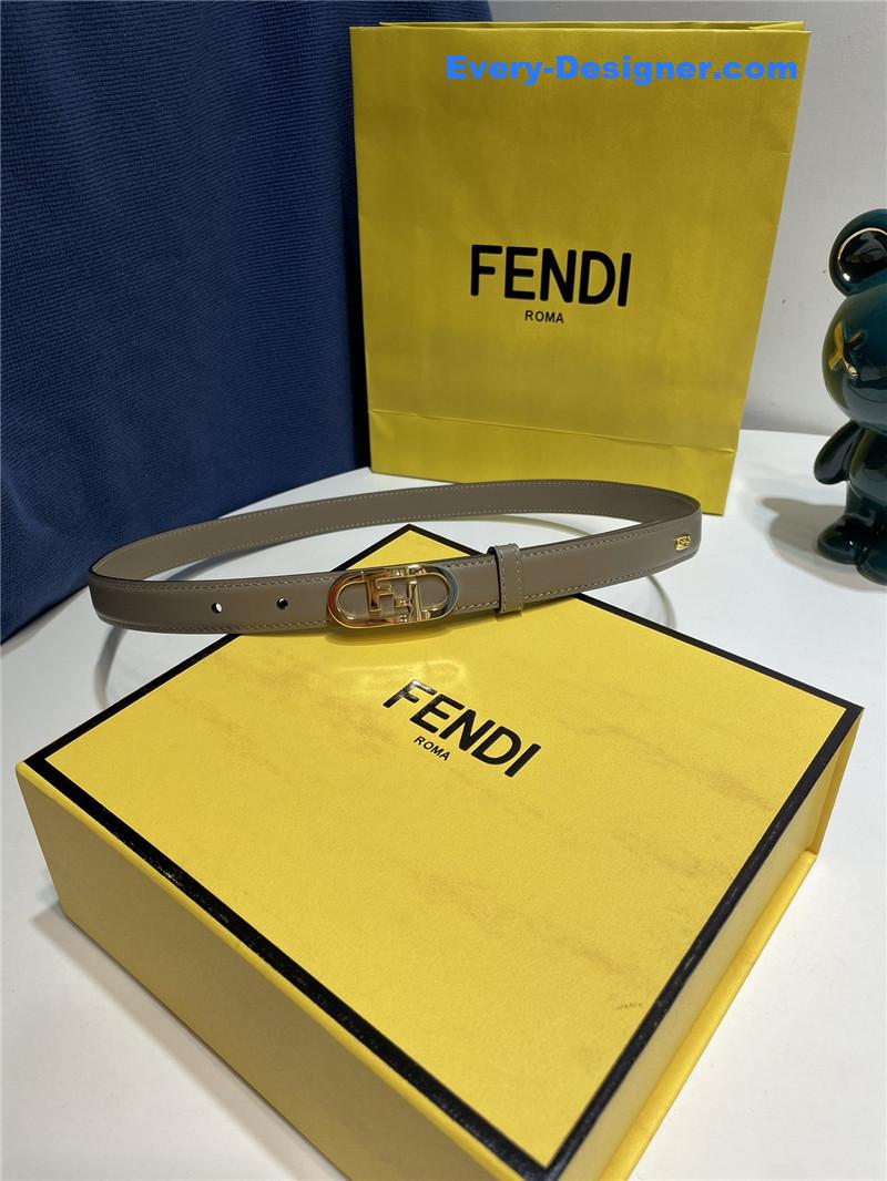 fendi narrow belt with loops