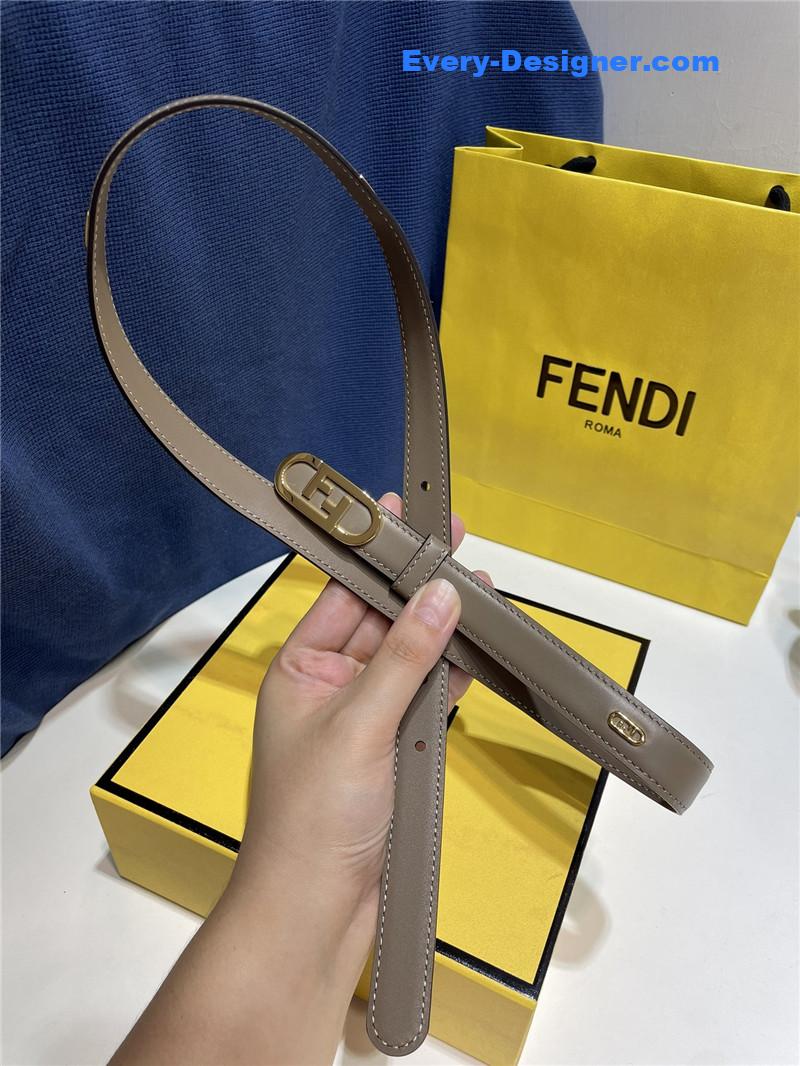 fendi narrow belt with loops