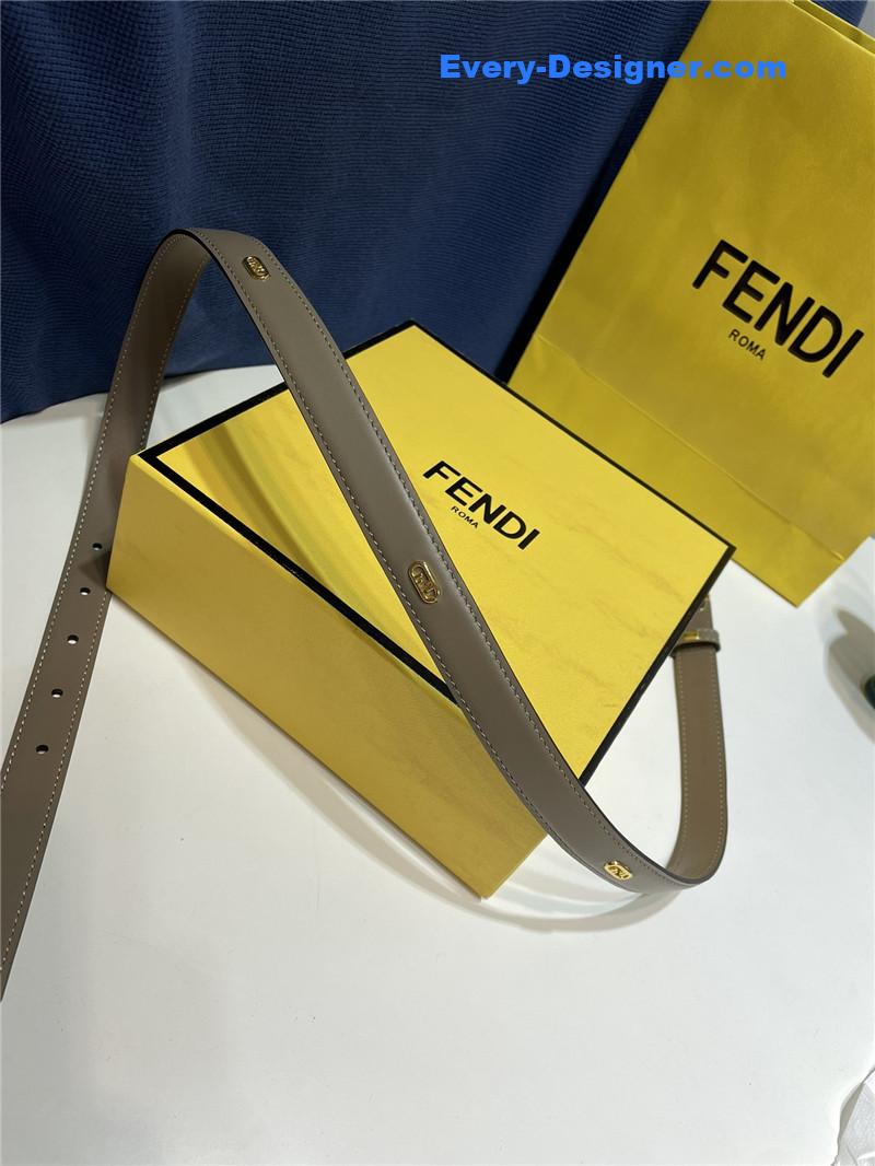 fendi narrow belt with loops