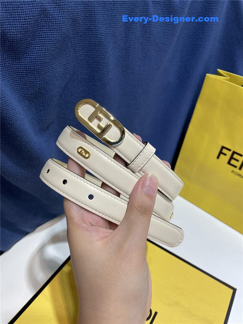 F**di narrow belt with loops