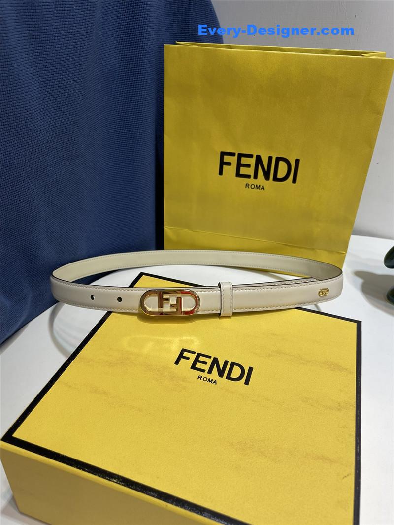 fendi narrow belt with loops