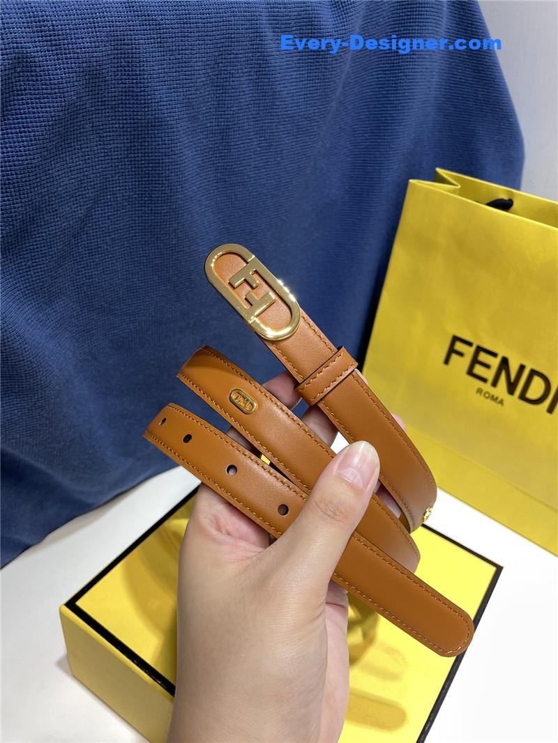fendi narrow belt with loops
