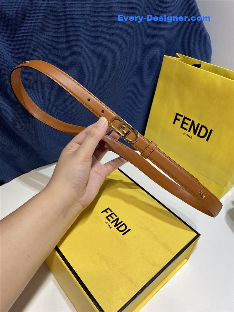 fendi narrow belt with loops