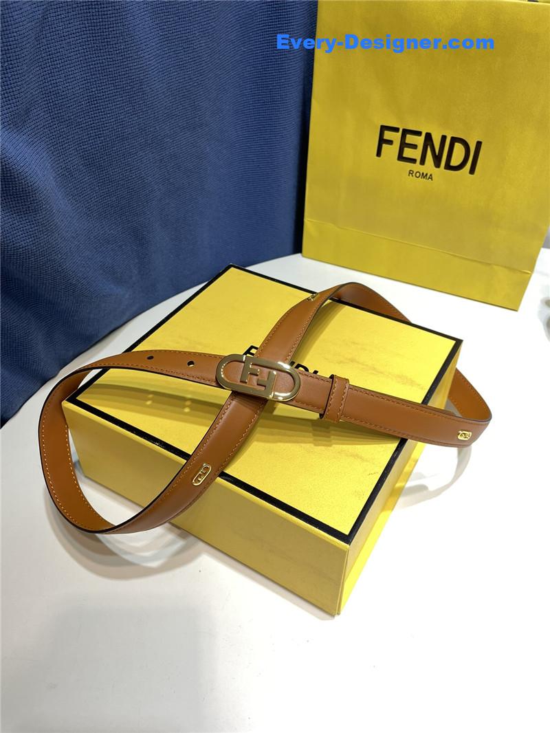 fendi narrow belt with loops