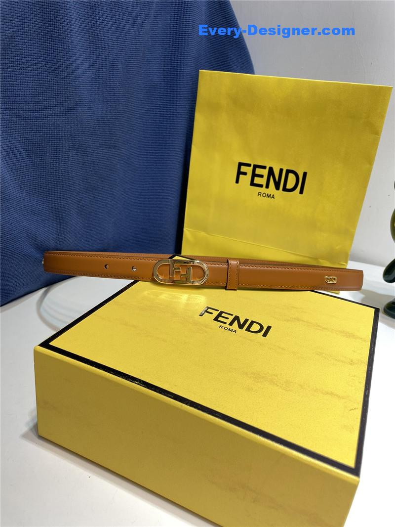 fendi narrow belt with loops