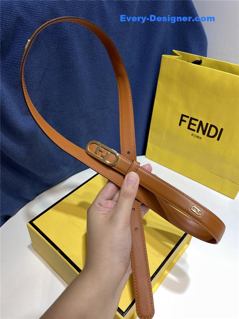 fendi narrow belt with loops